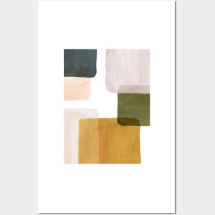 Abstract color blocks 2 Posters and Art